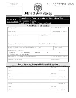 Fill in a Valid New Jersey Ppt 6 B Template